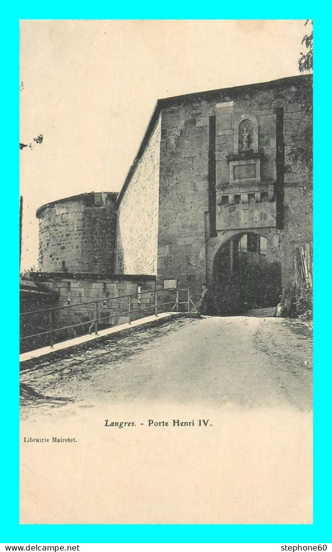 A876 / 441 52 - LANGRES Porte Henri IV - Langres