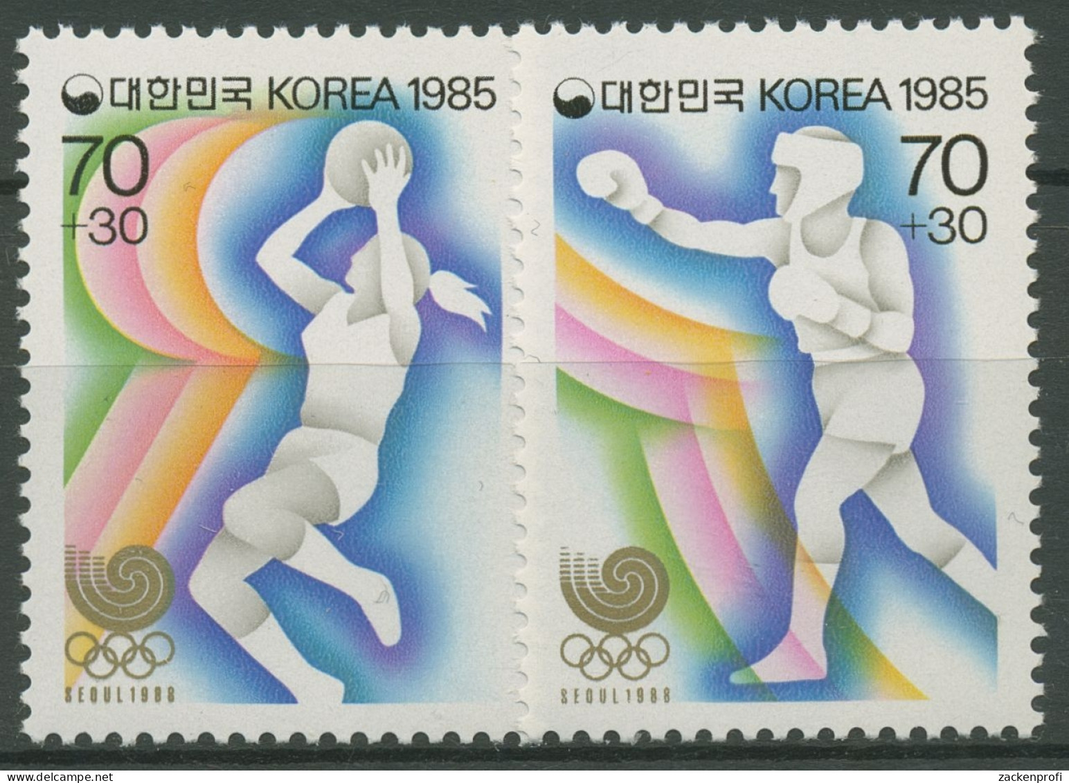Korea (Süd) 1985 Olympia Sommerspiele'88 Seoul 1421/22 Postfrisch - Korea, South