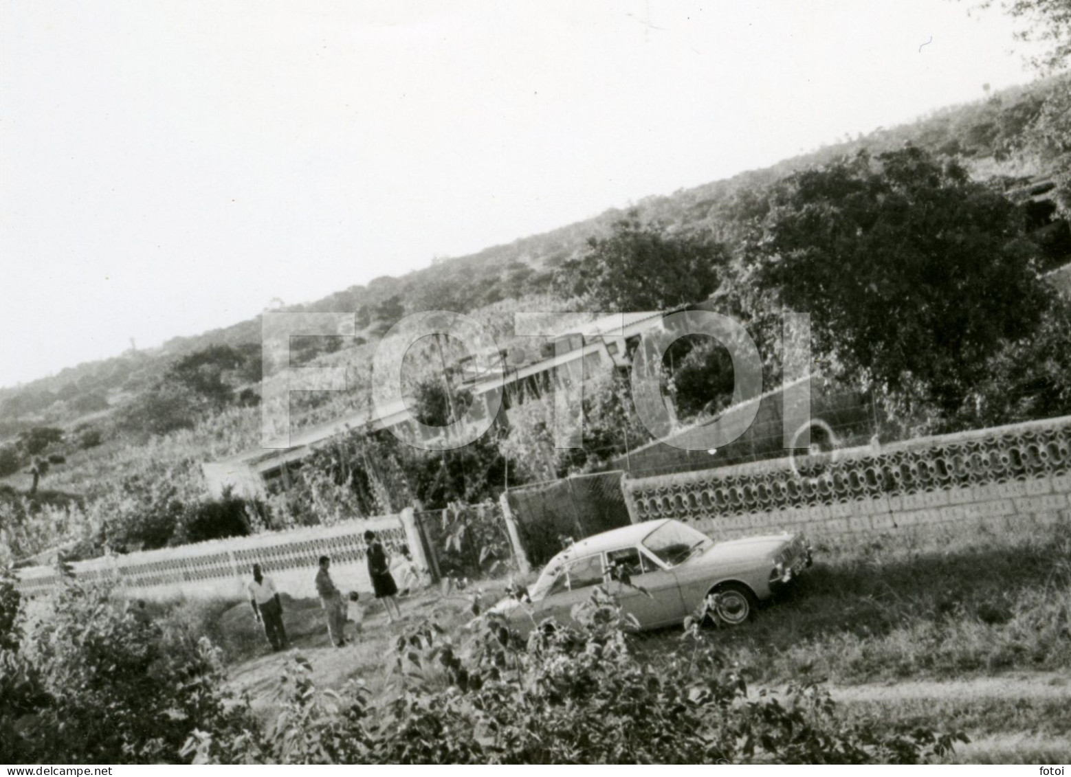 60s ORIGINAL PHOTO FOTO FORD TAUNUS 17M CAR PORTUGAL AT247 - Cars