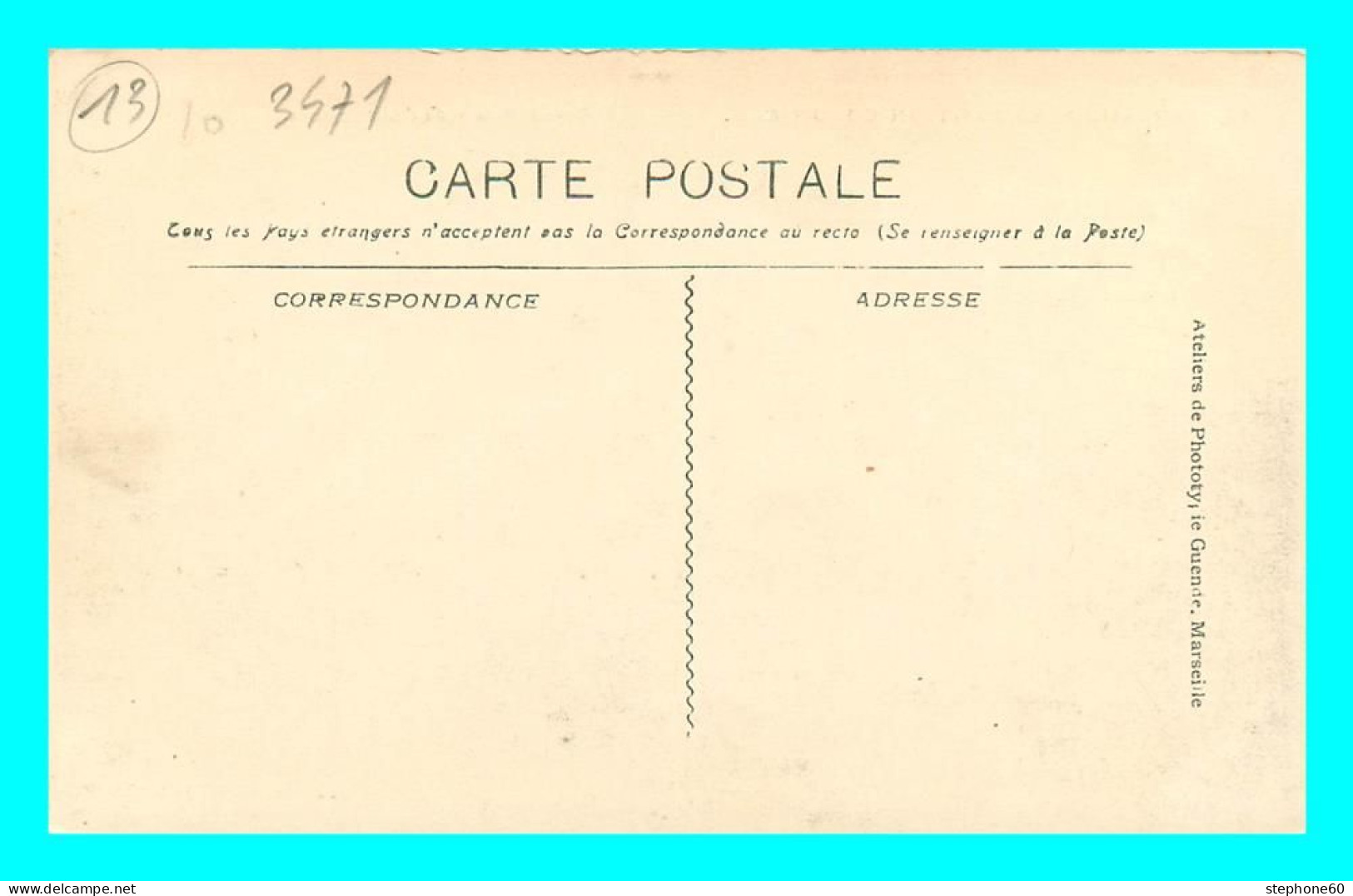A879 / 075 13 - MARSEILLE Exposition Coloniale Grand Palais De L'Automobile - Koloniale Tentoonstelling 1906-1922