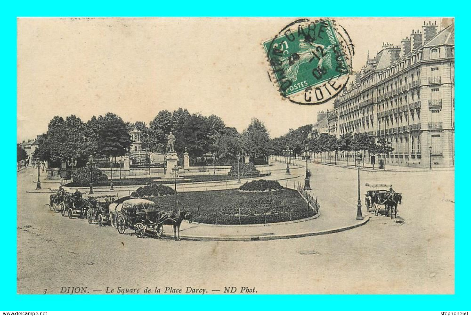 A877 / 393 21 - DIJON Square De La Place Darcy - Dijon