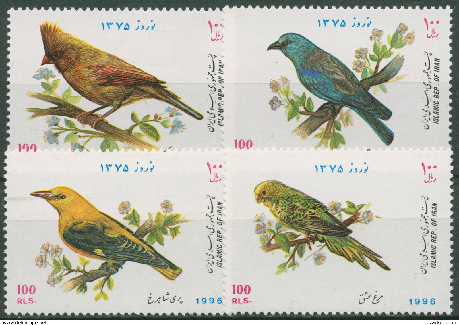 Iran 1996 Neujahrsfest Nowruz Tiere Vögel 2678/81 Postfrisch - Irán