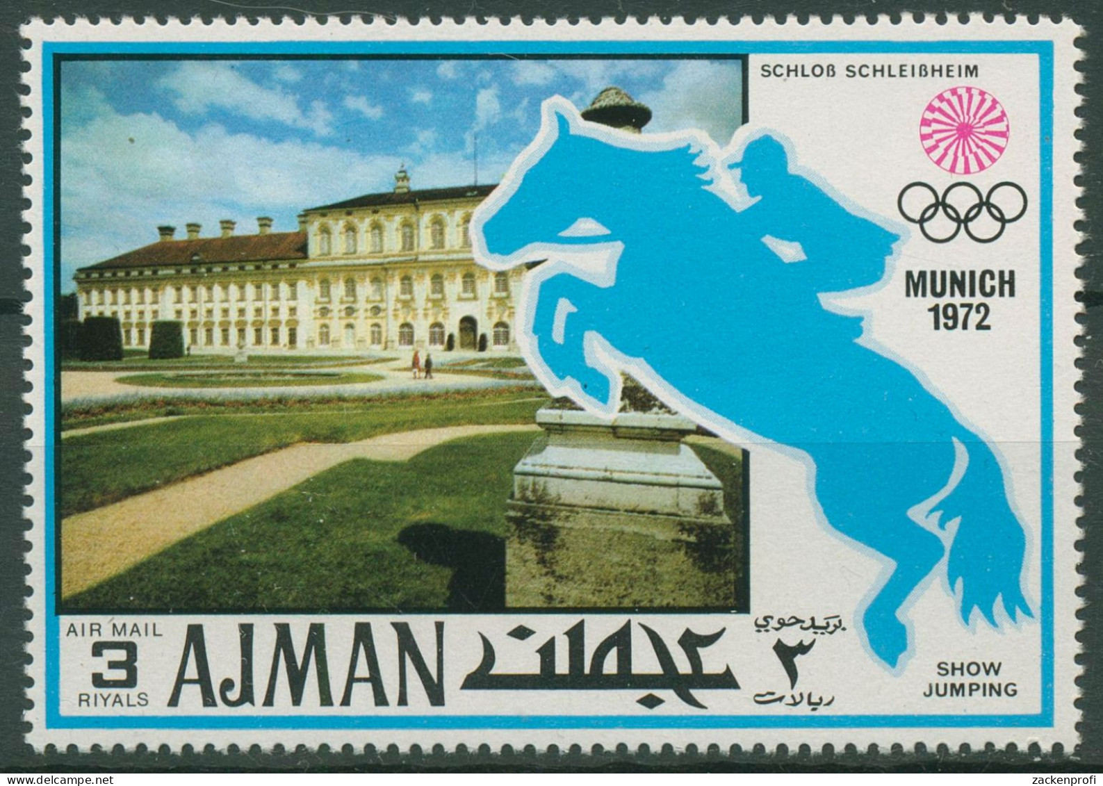 Ajman 1971 Olympia Sommerspiele'72 München Schloss Schleißheim 745 A Postfrisch - Adschman