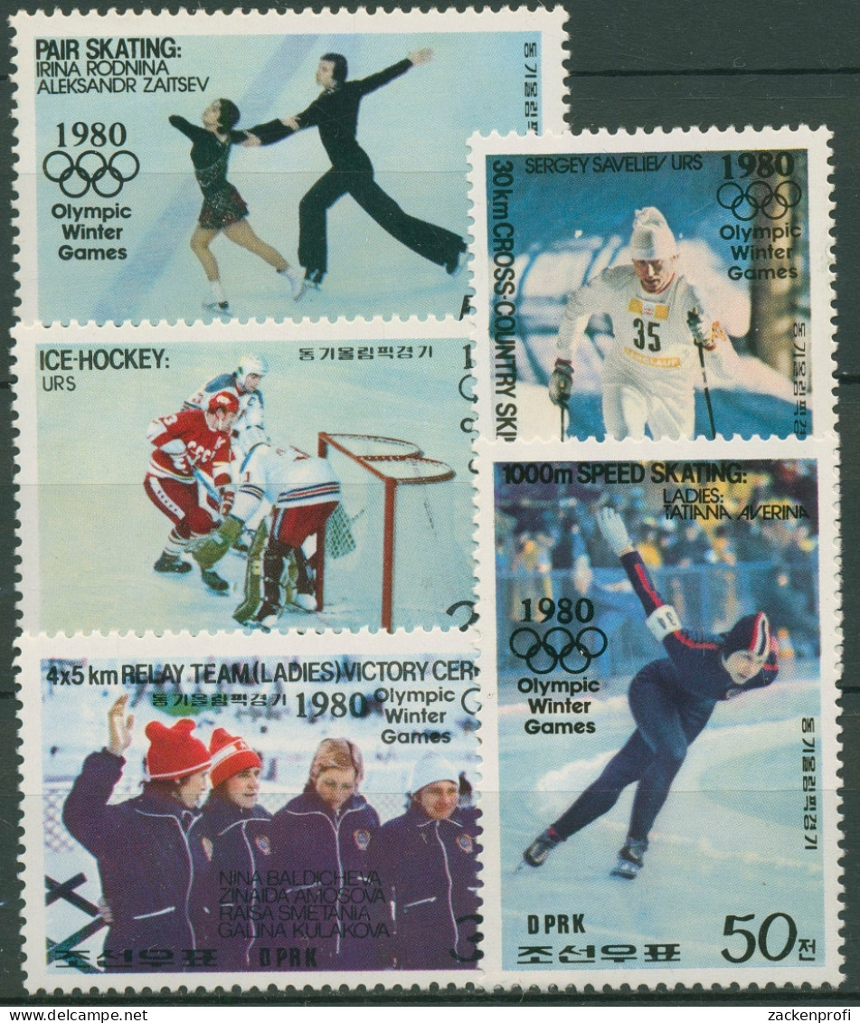 Korea (Nord) 1979 Olympia Winterspiele'80 Lake Placid 1941/45 Postfrisch - Korea (Nord-)