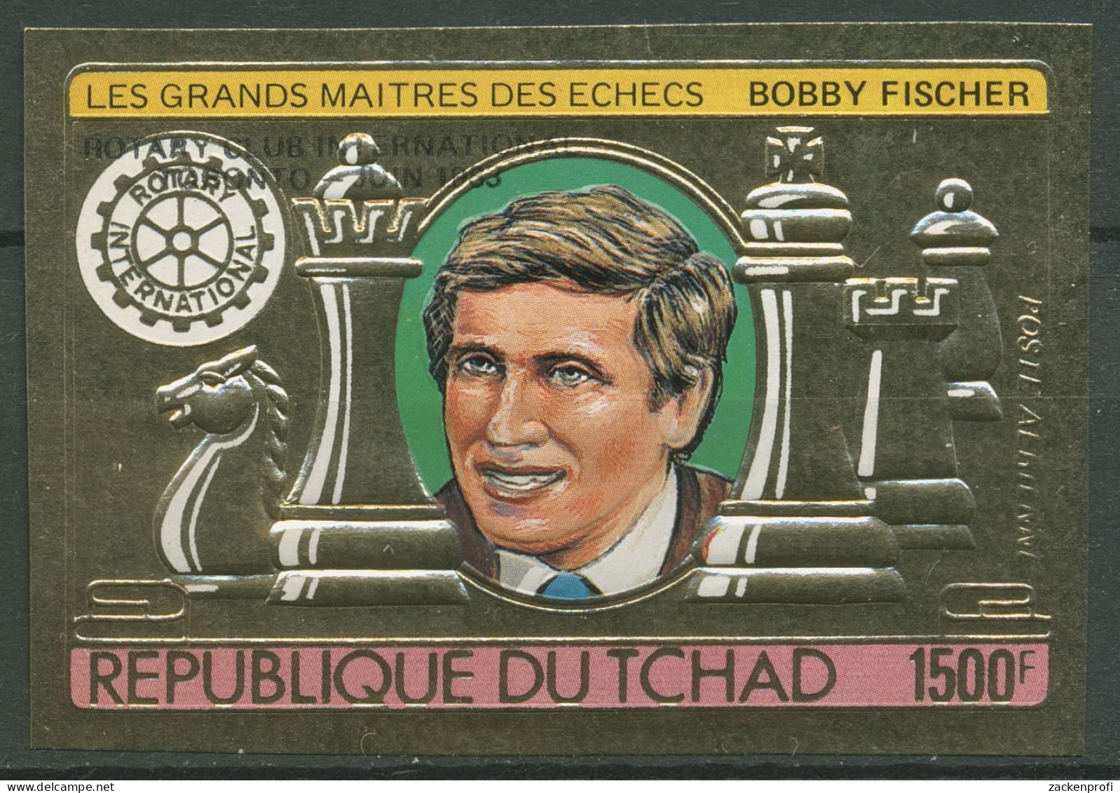 Tschad 1983 Rotary Schachgroßmeister B. Fischer 1029 A B Postfrisch - Chad (1960-...)