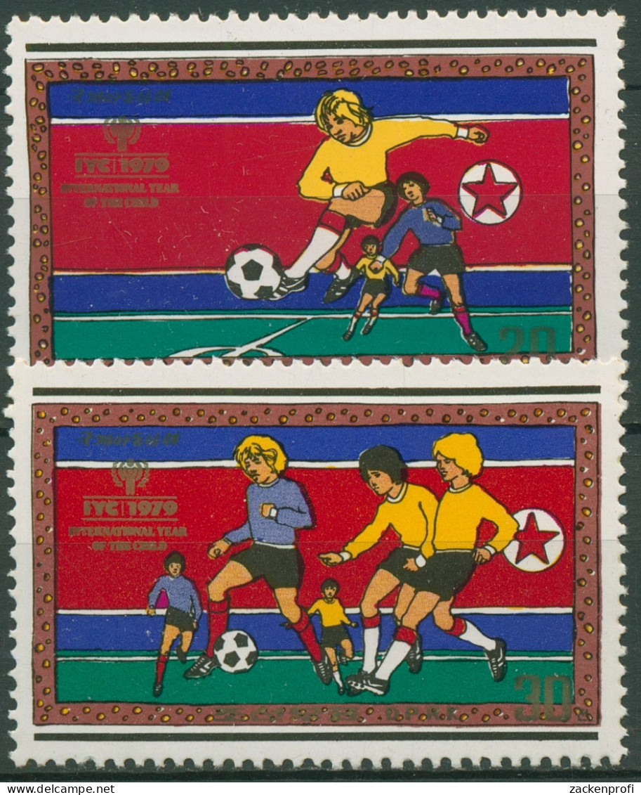 Korea (Nord) 1979 Jahr Des Kindes Fußball 1933/34 Postfrisch - Corea Del Norte