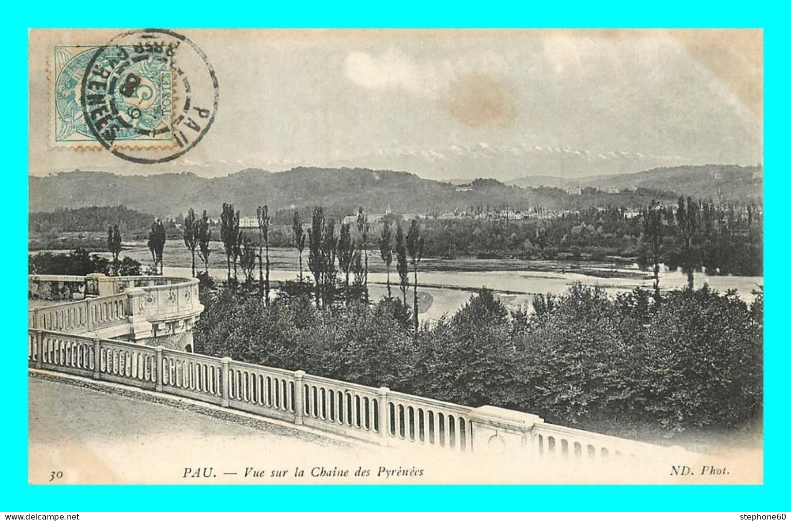 A874 / 089 64 - PAU Vue Sur La Chaine Des Pyrénées - Pau