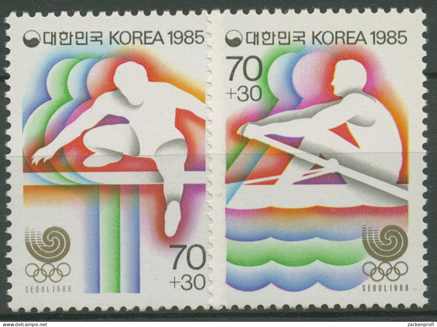 Korea (Süd) 1985 Olympia Sommerspiele'88 Seoul 1410/11 Postfrisch - Corée Du Sud