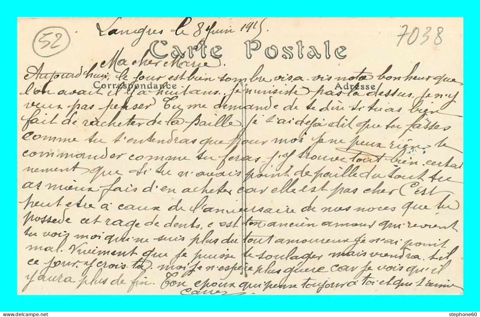 A875 / 177 52 - LANGRES Hopital Militaire - Langres