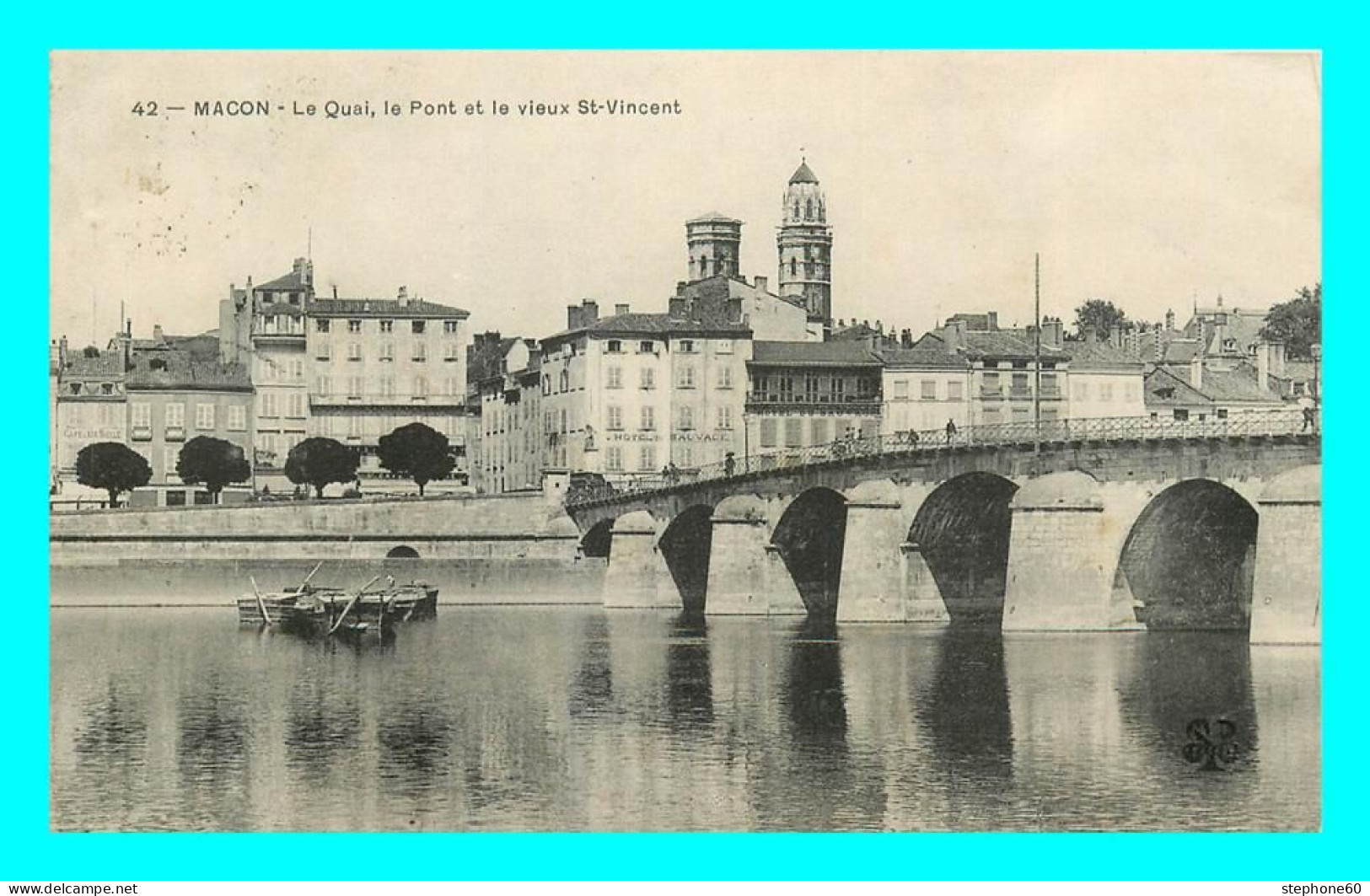A875 / 431 71 - MACON Quai Pont Et Vieux St Vincent - Macon