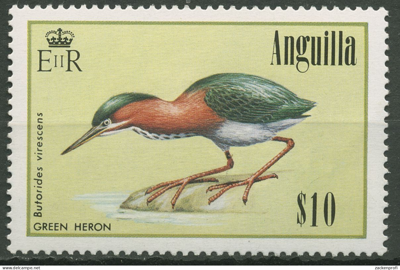 Anguilla 1985 Vögel: Grünreiher 660 Postfrisch - Anguilla (1968-...)