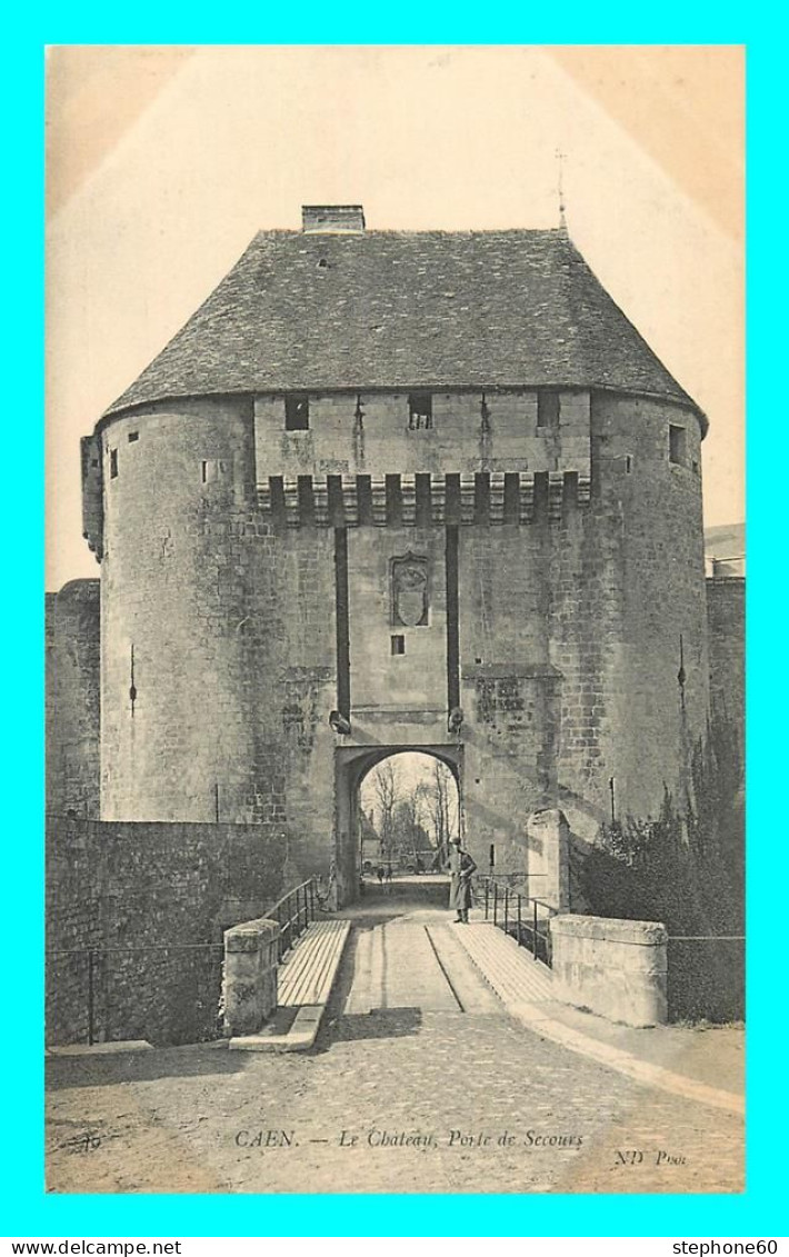 A875 / 593 14 - CAEN Chateau Porte De Secours - Caen