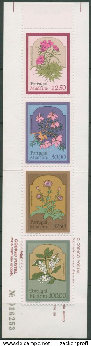 Portugal - Madeira 1983 Blumen Markenheftchen MH 3 Postfrisch (C98431) - Madère