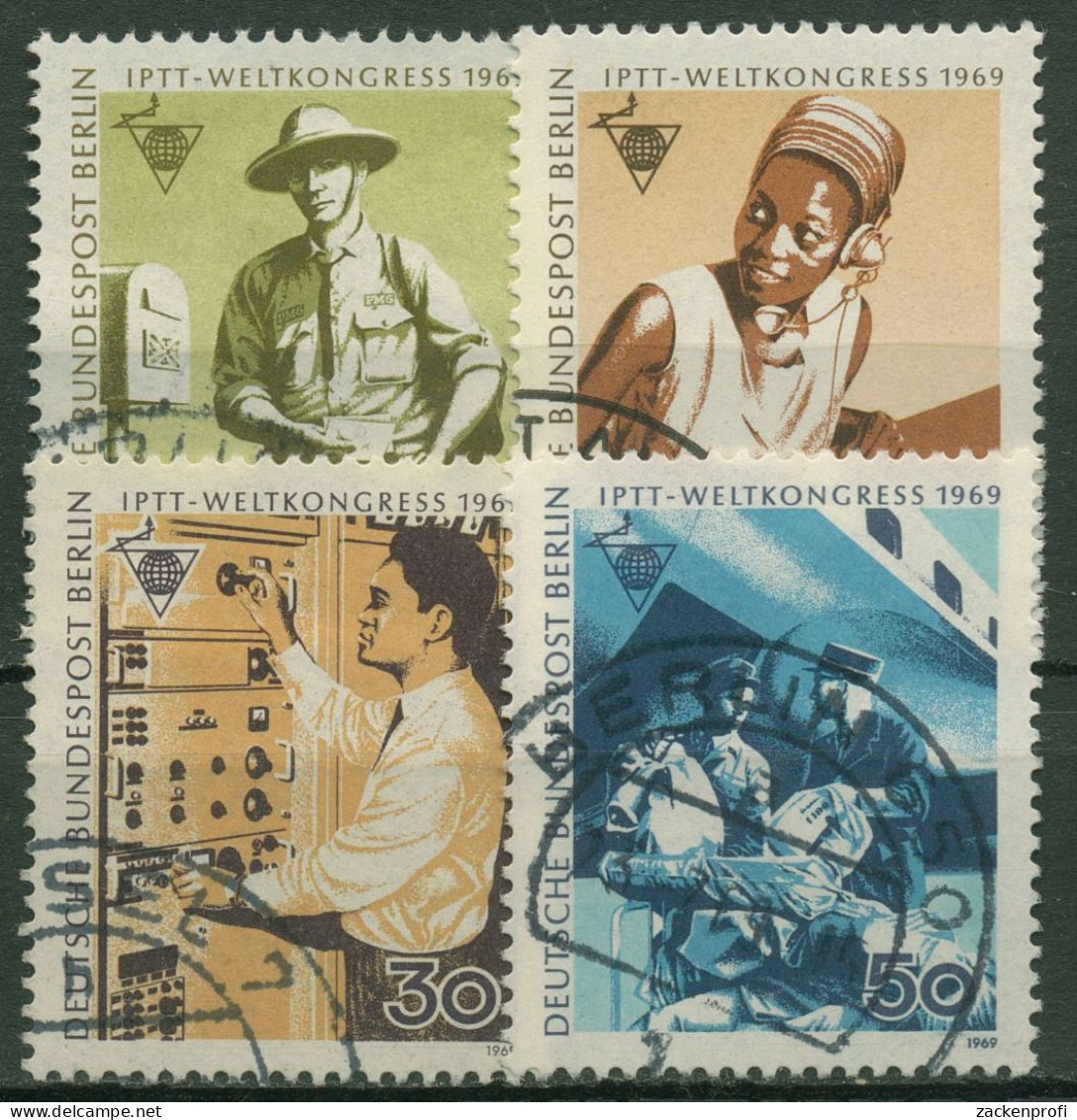 Berlin 1969 Weltpostkongress IPTT Postberufe 342/45 Gestempelt - Used Stamps