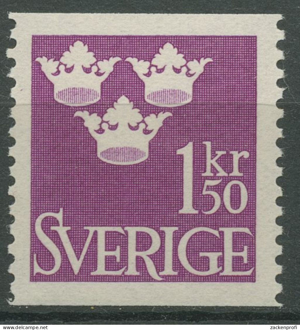 Schweden 1951 Freimarke Drei Kronen 365 Postfrisch - Ongebruikt