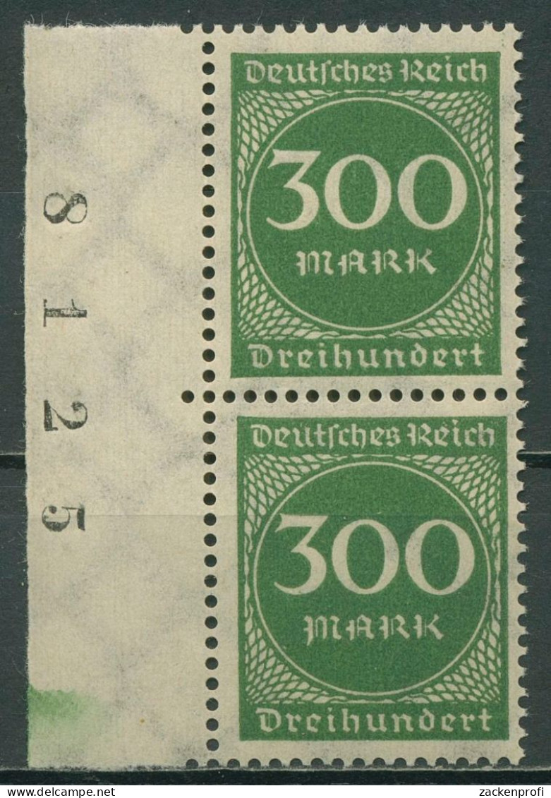 Deutsches Reich 1923 Ziffern Mit Bogenzählnummer 270 Bg.-Zähl-Nr. Postfrisch - Nuevos