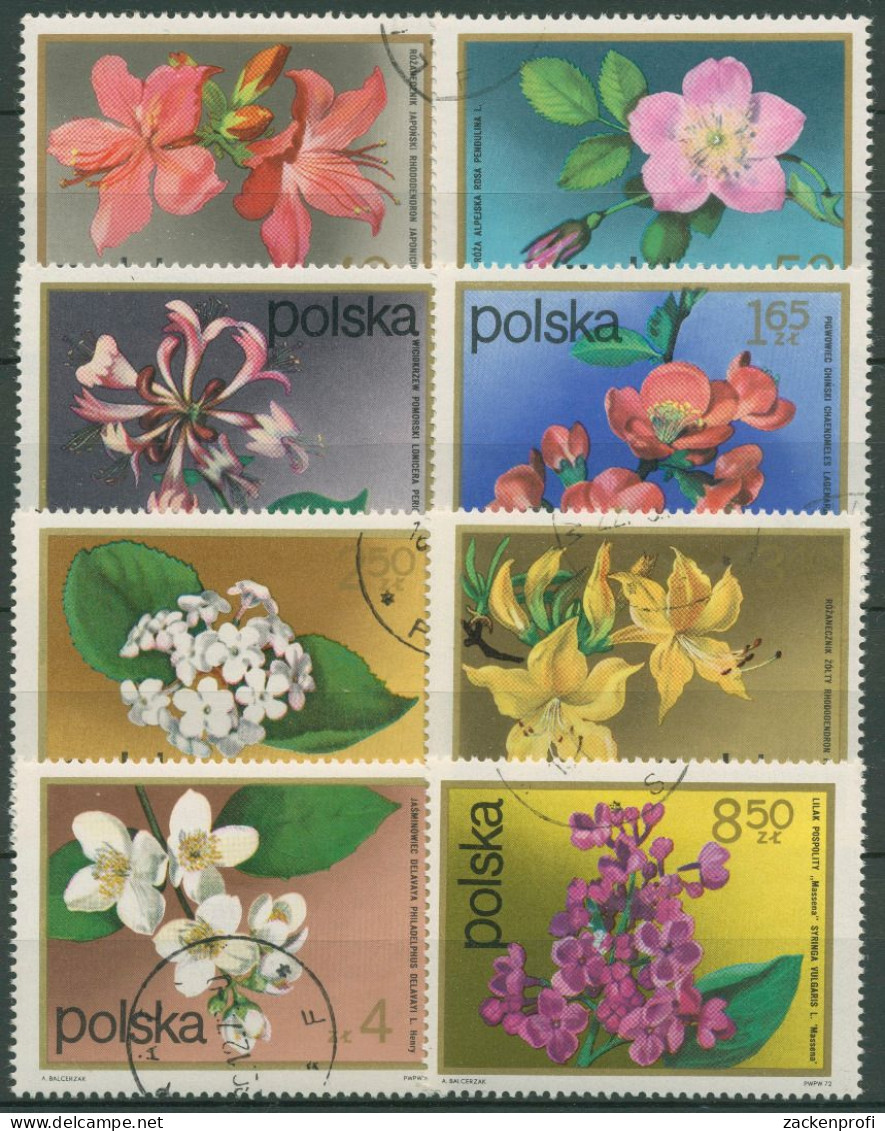 Polen 1972 Strauchblüten 2214/21 Gestempelt - Gebruikt