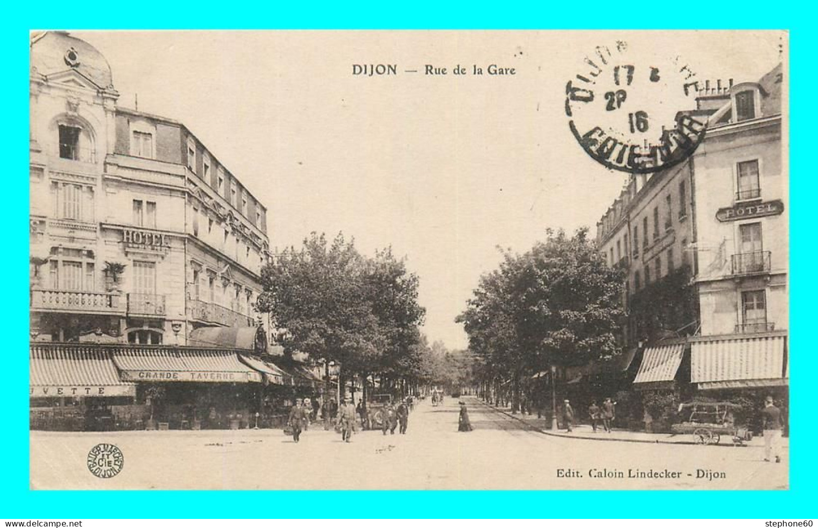 A874 / 487 21 - DIJON Rue De La Gare - Dijon