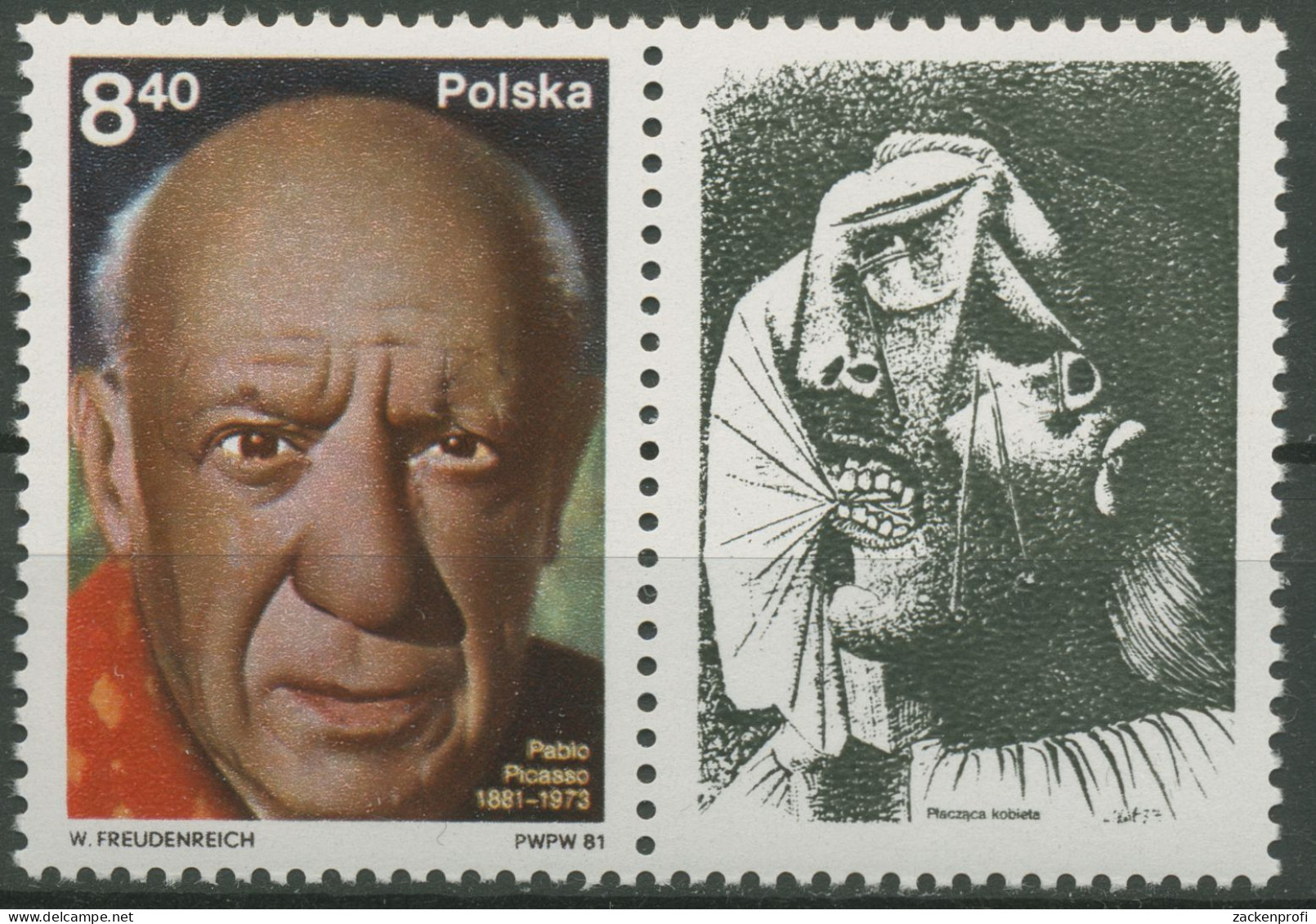 Polen 1981 Pablo Picasso 2728 A Zf Postfrisch - Ungebraucht