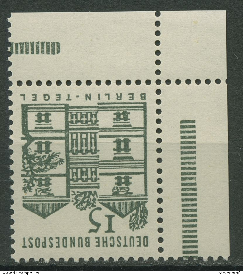 Bund 1964/65 Bauwerke Klein, Ecke Aus MHB 455 B ER 10.2 Postfrisch - Unused Stamps