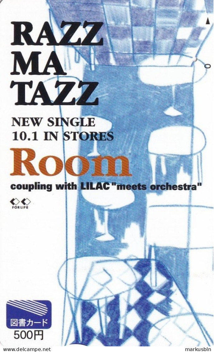 Japan Prepaid  Libary Card 500 - Razz Ma Tazz Music - Japan