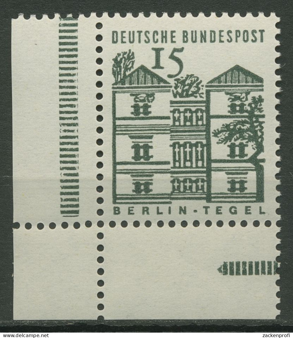 Bund 1964/65 Bauwerke Klein, Ecke Aus MHB 455 B ER 10.3 Postfrisch - Ungebraucht