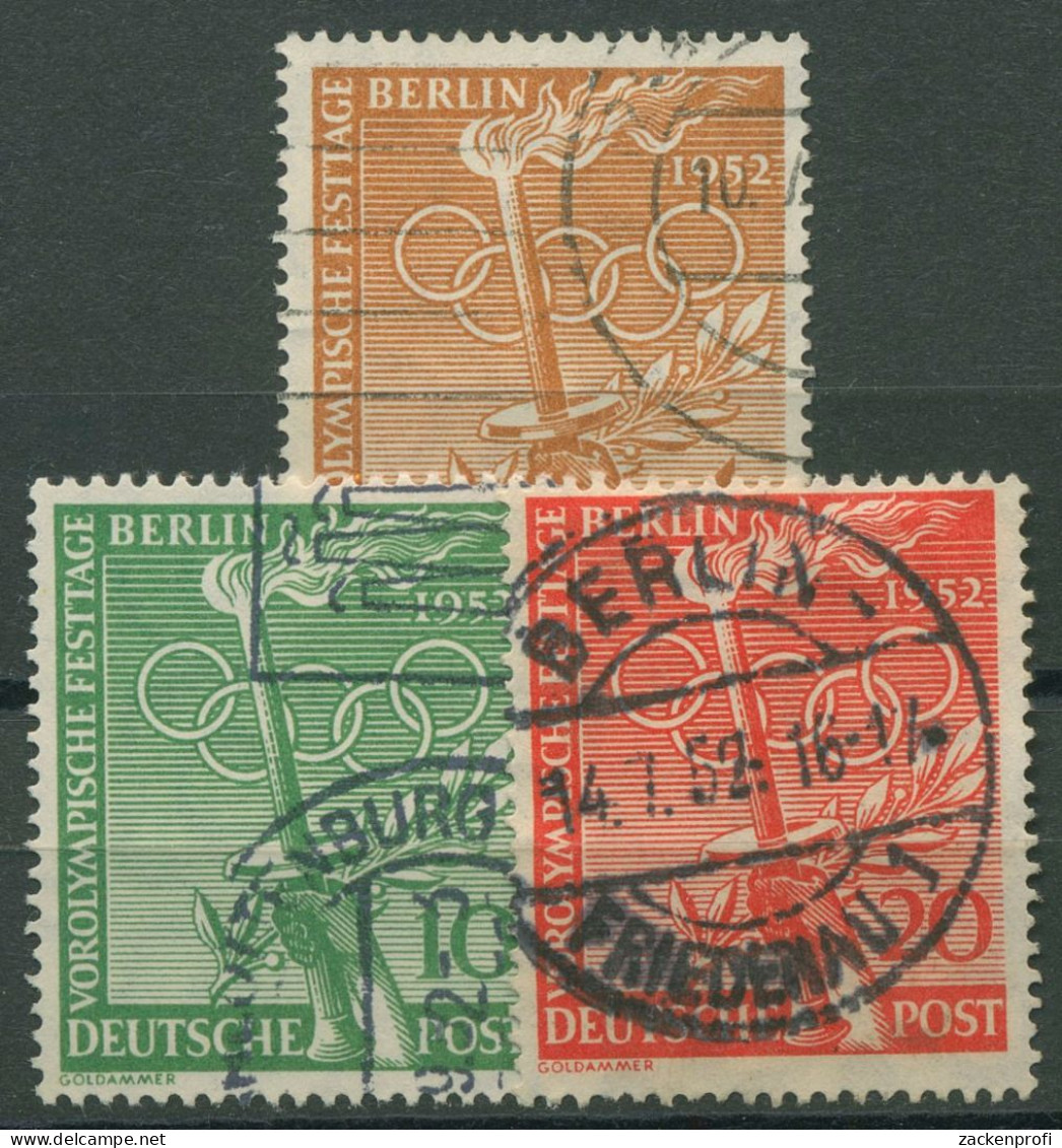 Berlin 1952 Vorolympische Festtage 88/90 Gestempelt (R80968) - Usati