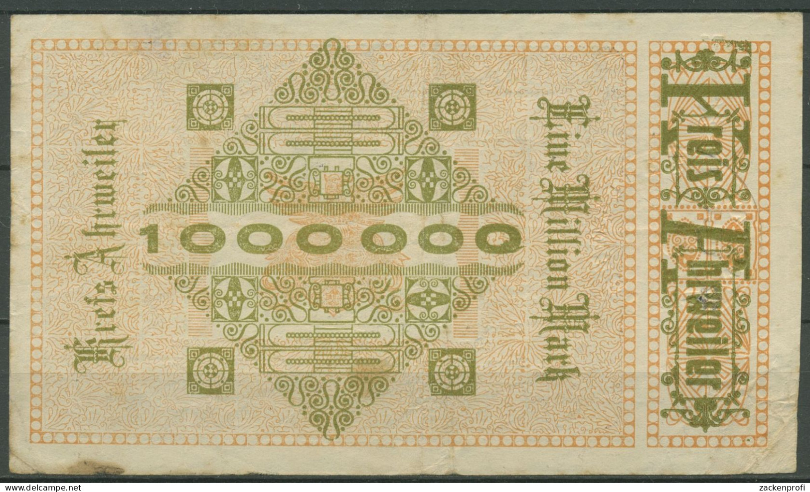 Ahrweiler 1 Million Mark 1923, Keller 28 A.39, Gebraucht (K1651) - Other & Unclassified