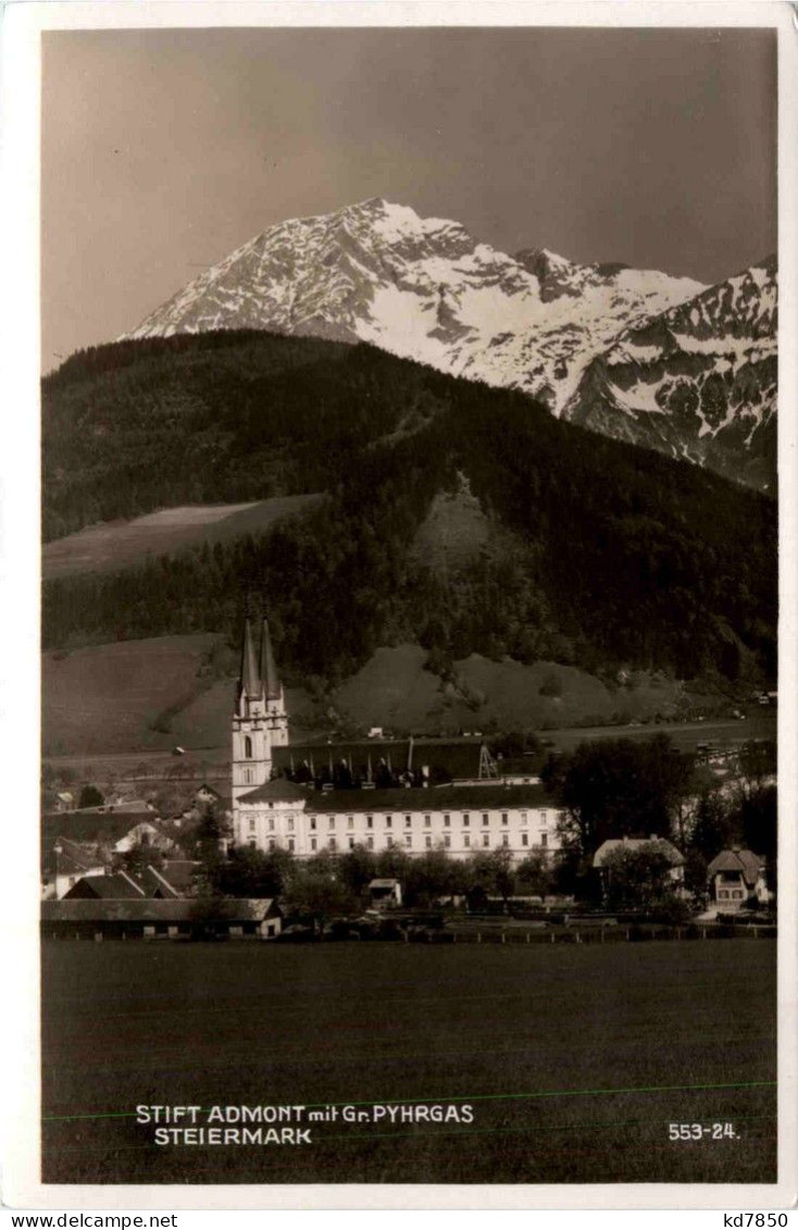 Admont Und Gesäuse/Steiermark - Stift Admont Mit Gr. Phyrgas - Admont