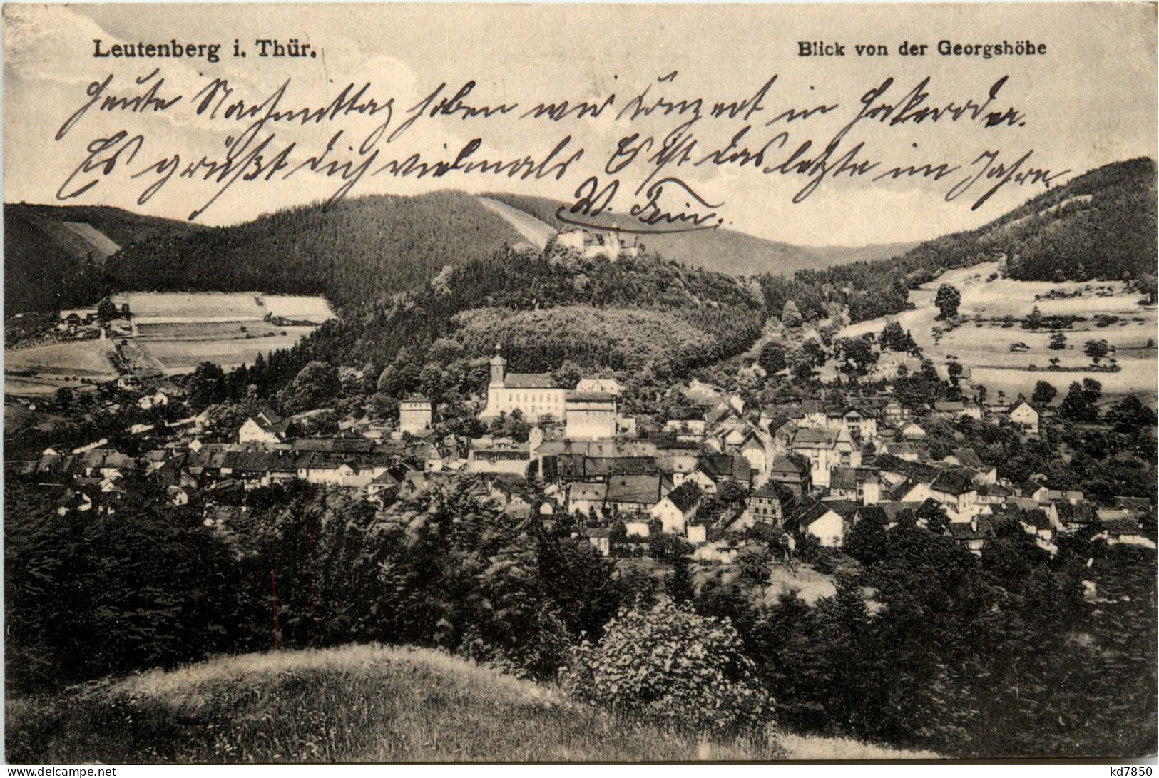 Bad Leutenberg I.Th. Und Umgebung - Blick Von Der Georgshöhe - Leutenberg