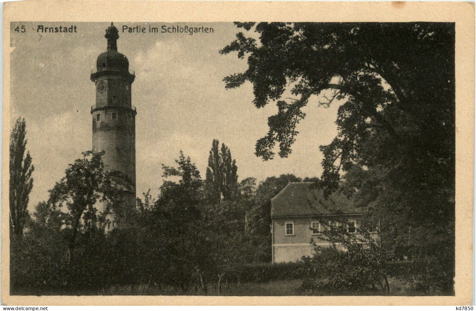 Arnstadt/Thür. - Partie Im Schlossgarten - Arnstadt