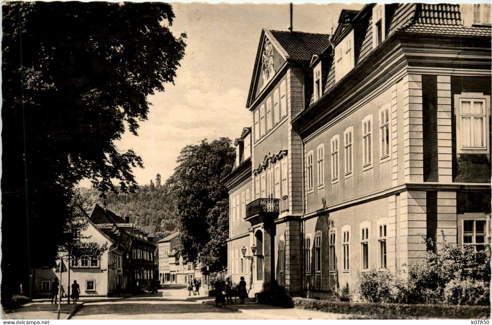 Arnstadt/Thüri. - Schloss Mit Blick Zur Alteburg - Arnstadt