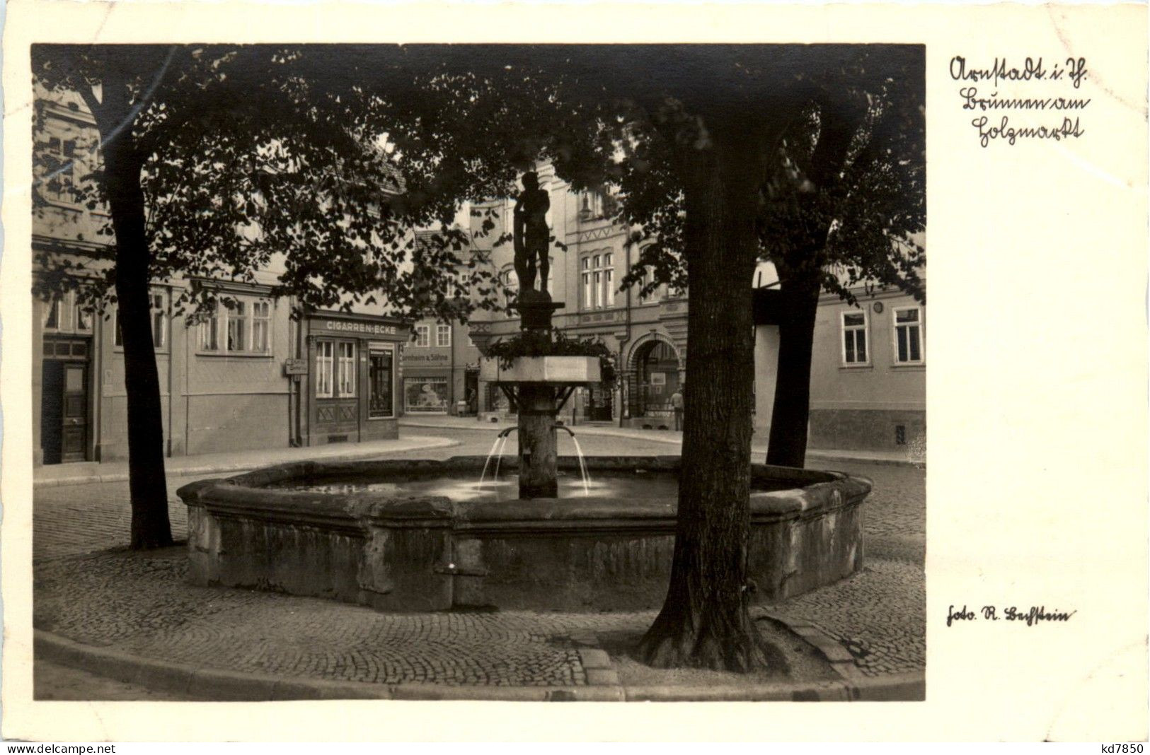 Arnstadt/Thür. - Brunnen Am Golzmarkt - Arnstadt