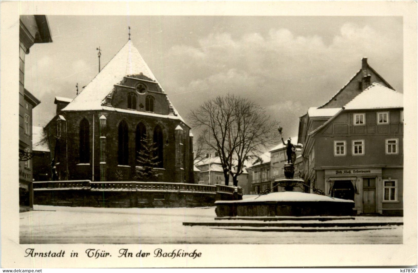 Arnstadt/Thüri. - An Der Bachkirche - Arnstadt