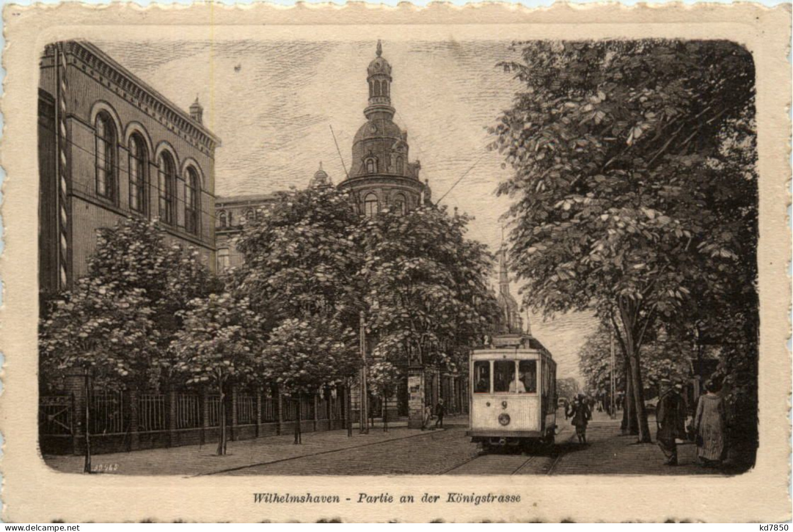 Wilhelmshaven - Königstrasse Mit Strassenbahn - Wilhelmshaven