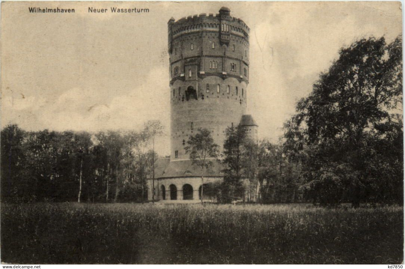 Wilhelmshaven - Neuer Wasserturm - Feldpost II. Matrosen Division - Wilhelmshaven