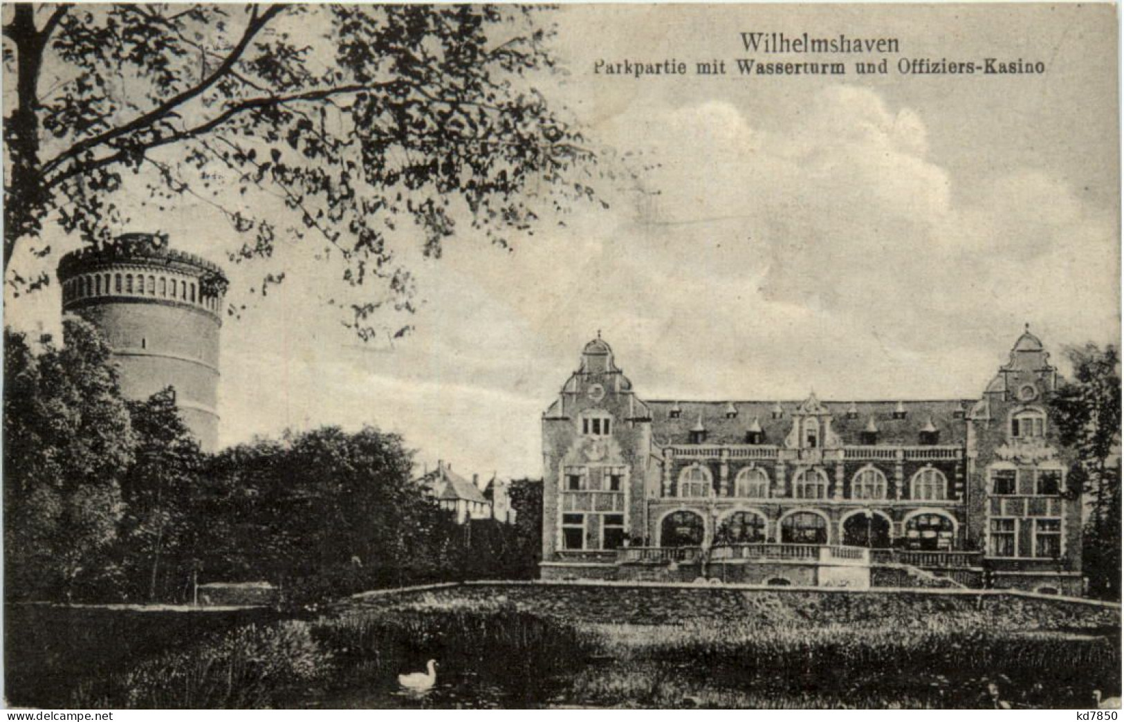 Wilhelmshaven - Parkpartie Mit Wasserturm - Wilhelmshaven