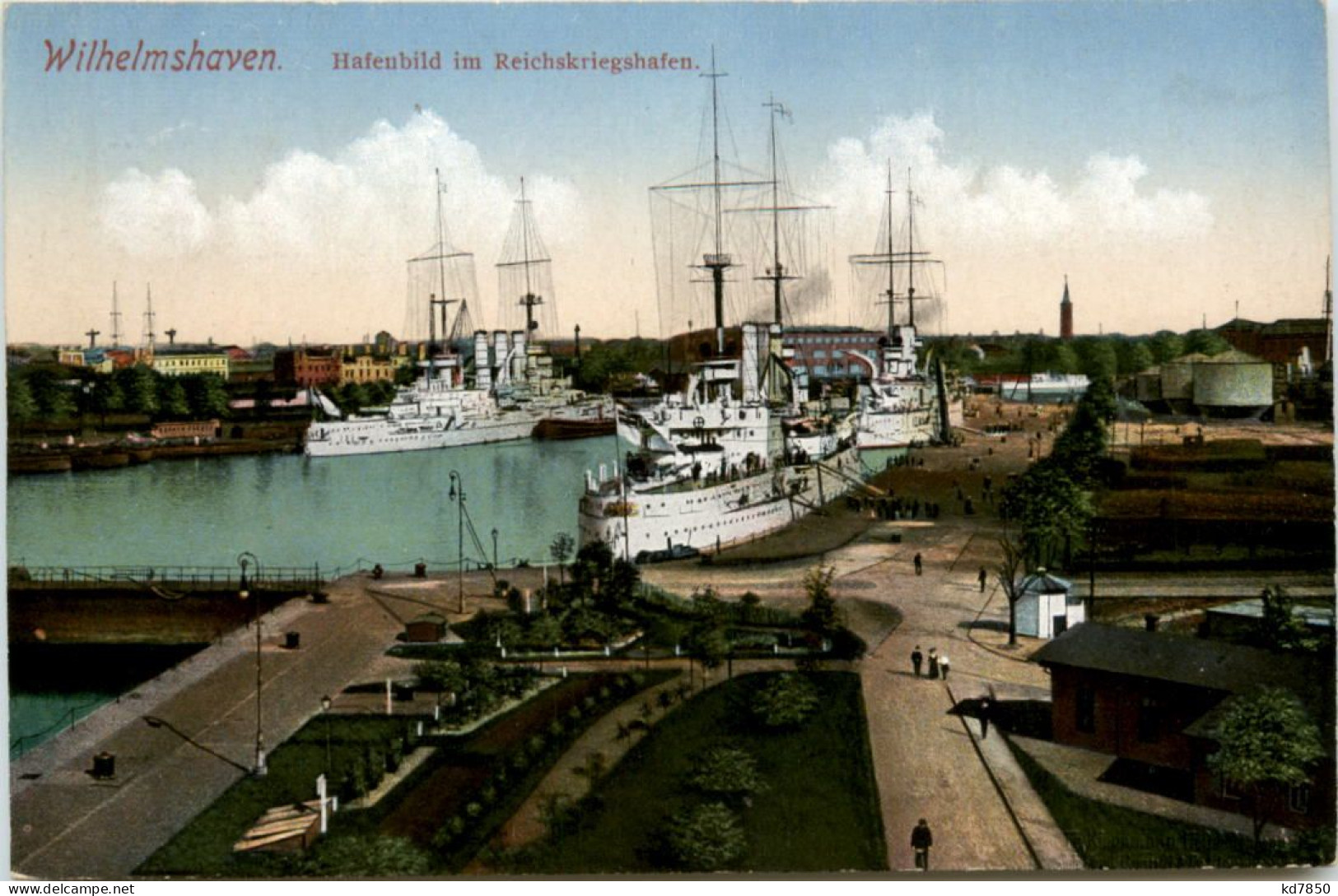 Wilhelmshaven - Hafenbild Im Reichskriegshafen - Wilhelmshaven