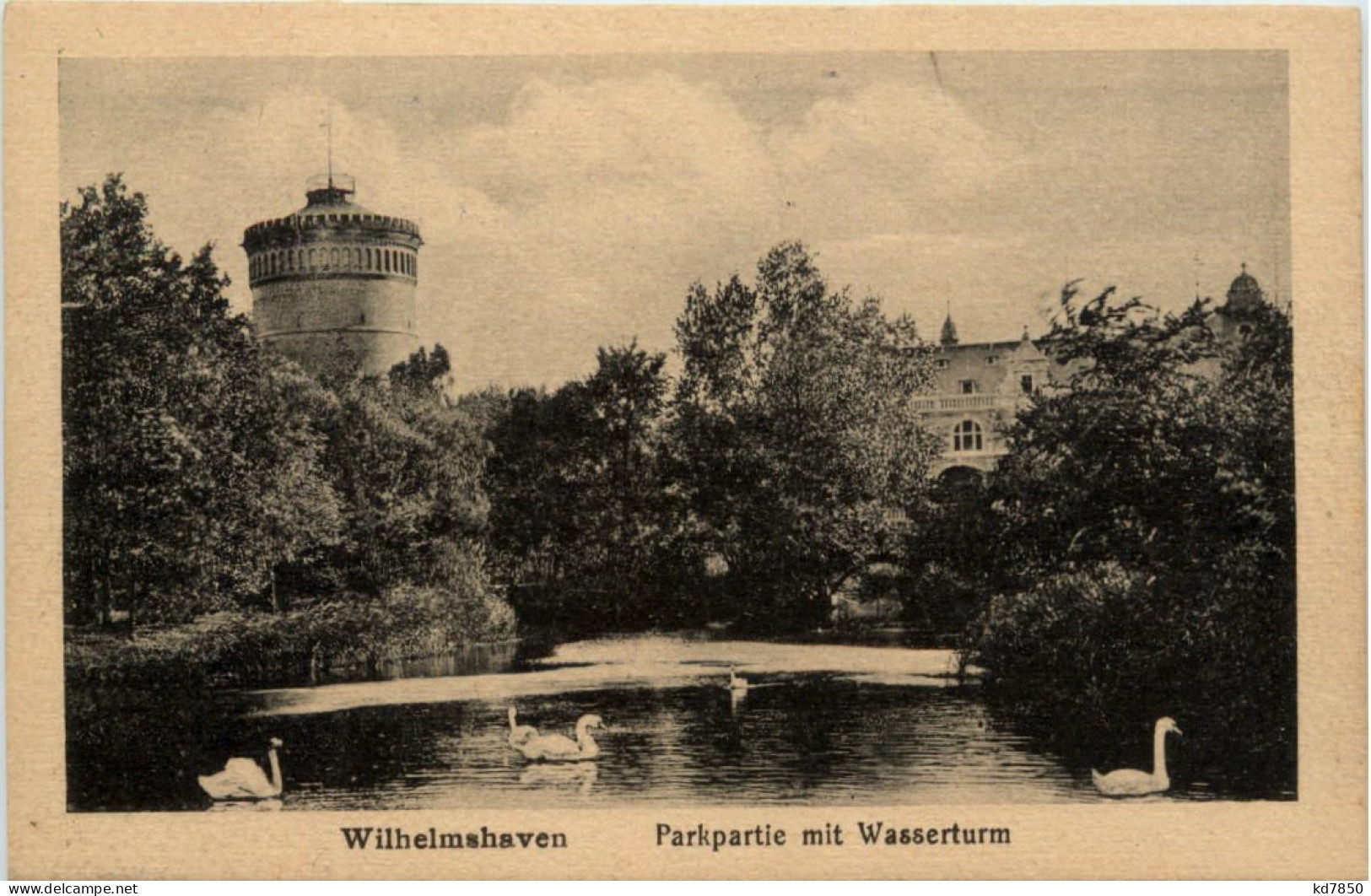 Wilhelmshaven - Parkpartie Mit Wasserturm - Wilhelmshaven