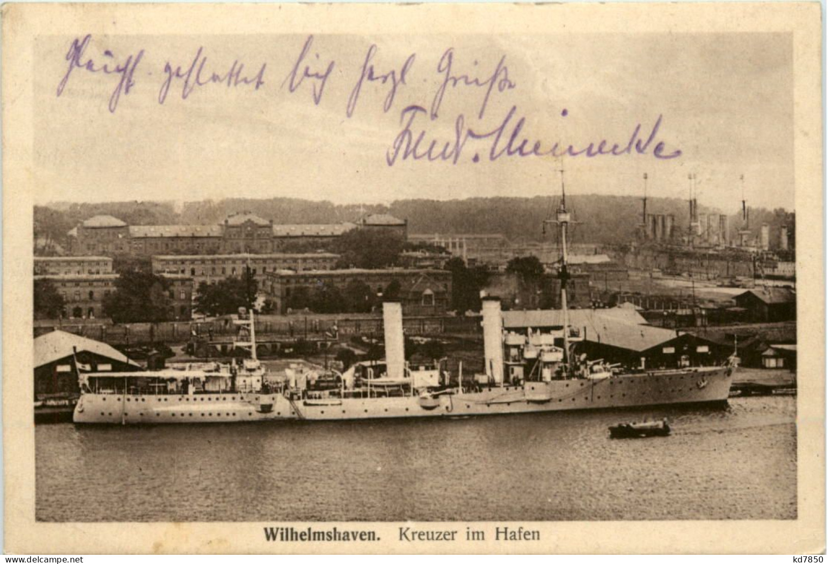 Wilhelmshaven - Kreuzer Im Hafen - Wilhelmshaven