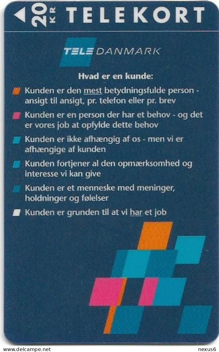 Denmark - KTAS - Customer Satisfaction - TDKP146 - 05.1995, 3.500ex, 20kr, Used - Danemark