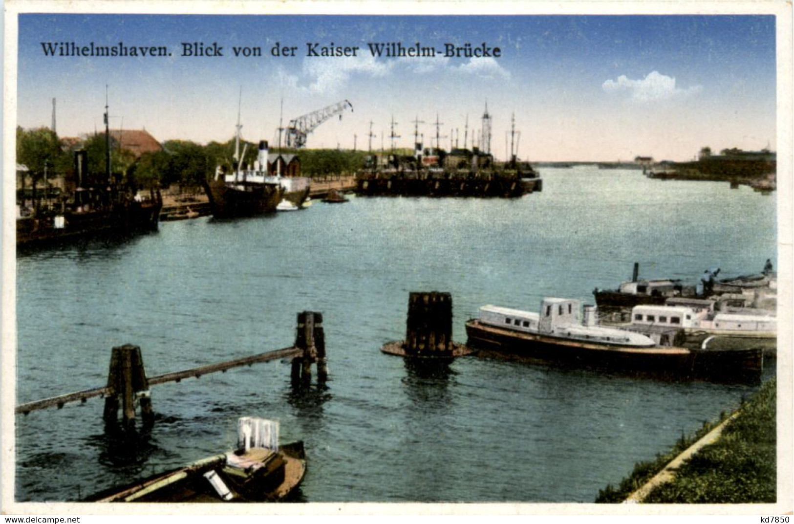 Wilhelmshaven - Blick Von Der Kaiser Wilhelm Brücke - Wilhelmshaven