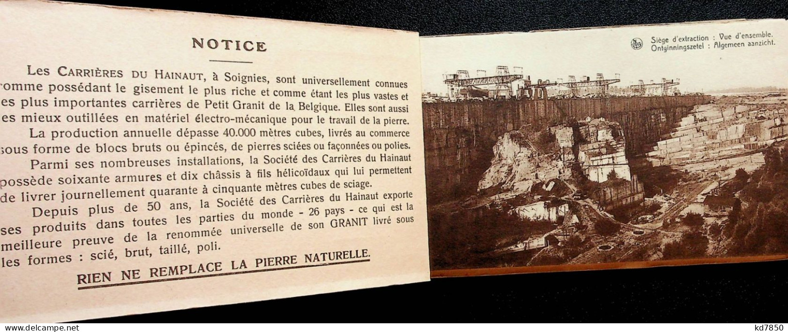 Ste Ame Des Carrierres Du Hainaut A Soignies - Booklet 18 CPA - Other & Unclassified