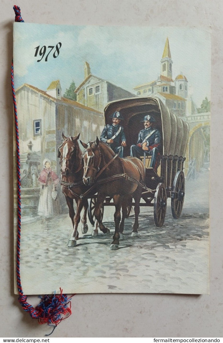 Bq Calendario Storico Dei Carabinieri Originale 1978 - Autres & Non Classés