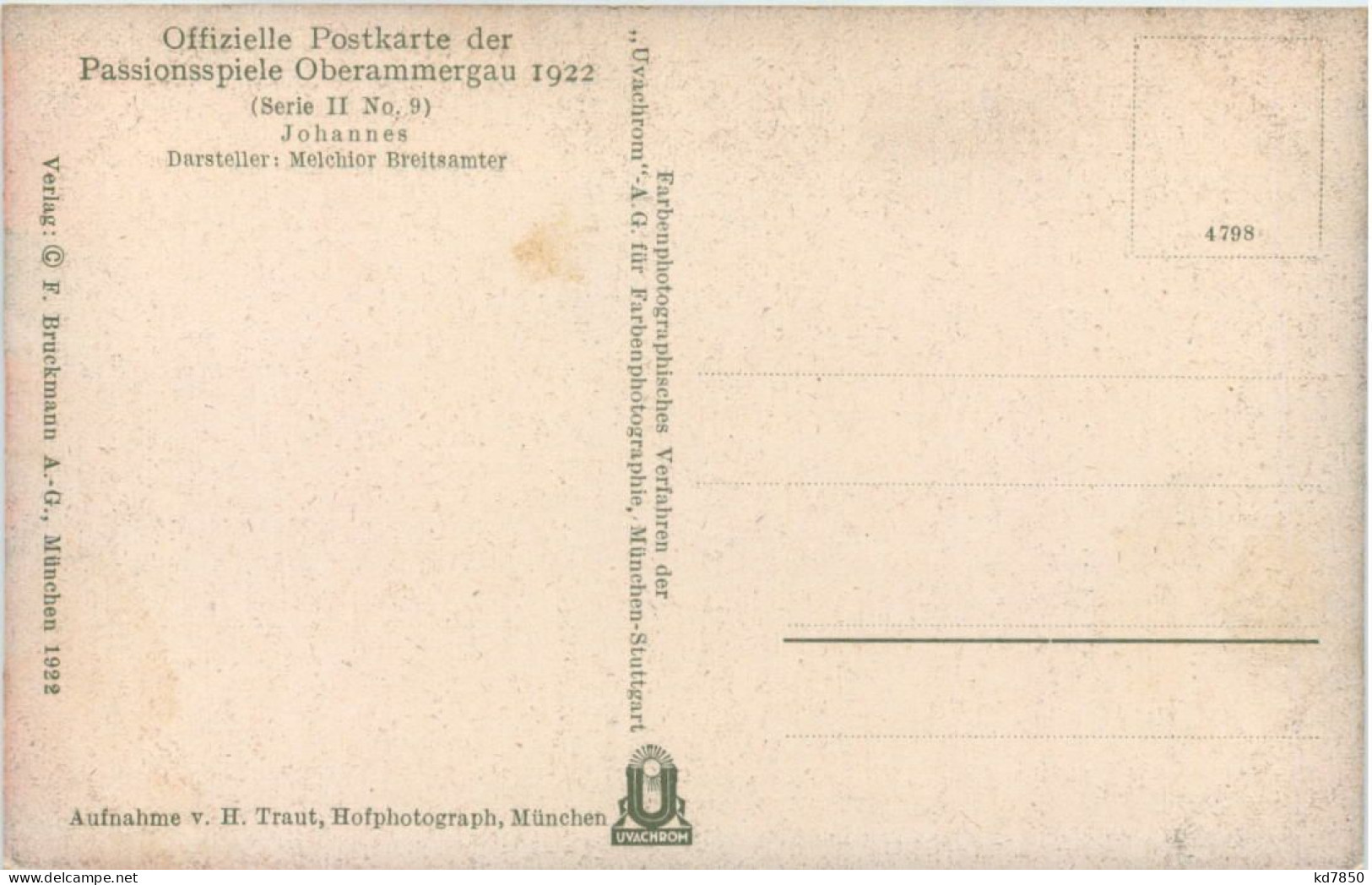 Oberammergau - Passionsspiele 1922 - Oberammergau