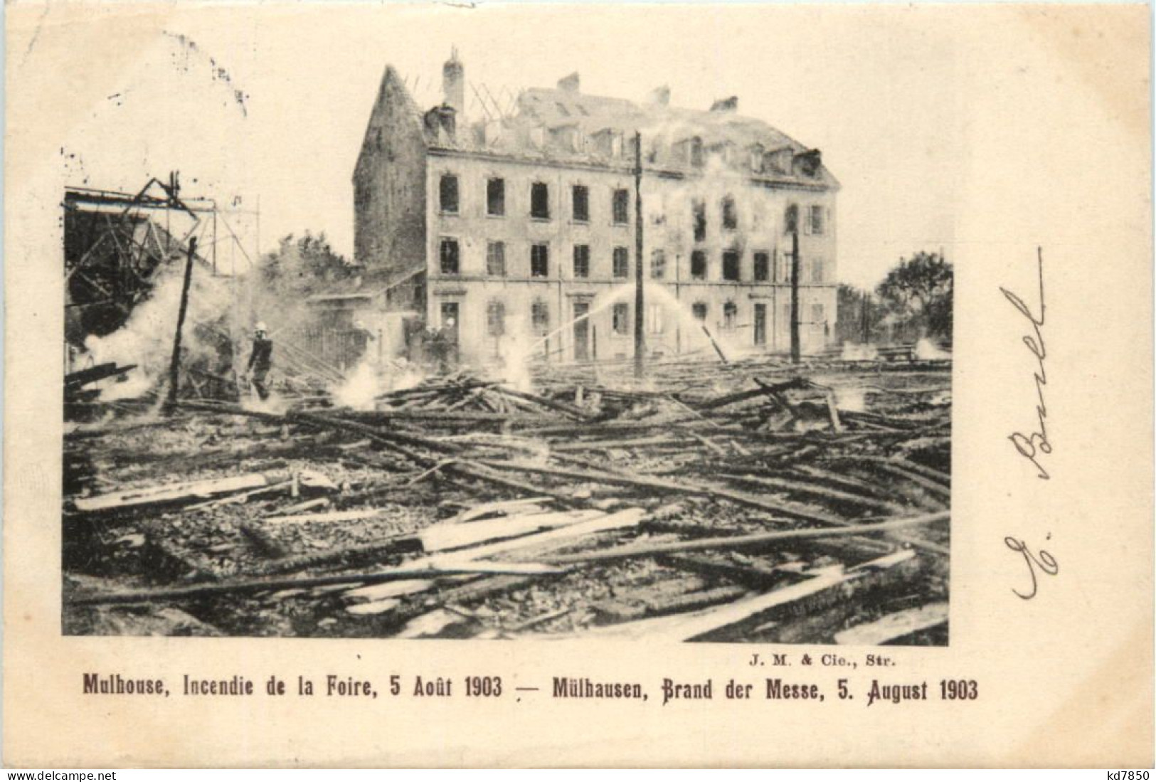 Mulhouse - Incendie De La Foire 1903 - Mulhouse