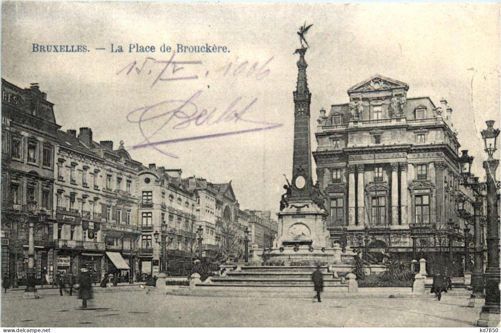 Bruxelles - La Place De Brouckere - Other & Unclassified