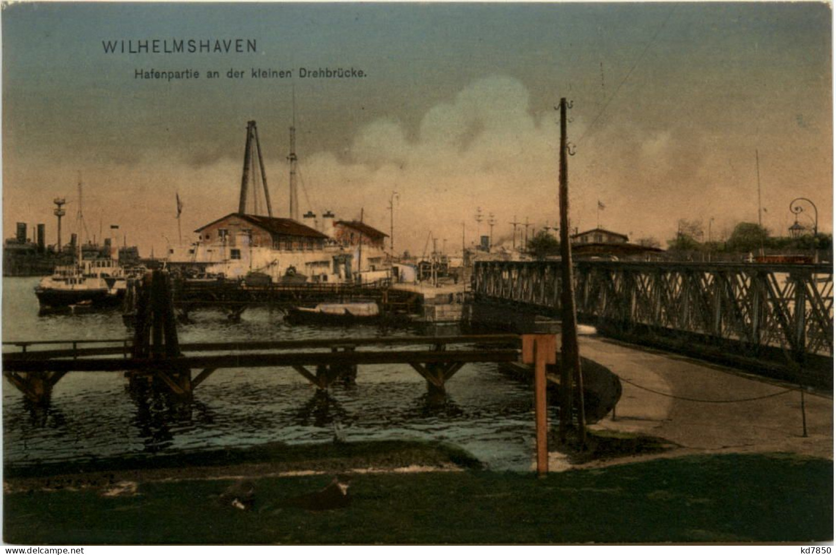 Wilhelmshaven - Hafenpartie An Der Kleinen Drehbrücke - Wilhelmshaven