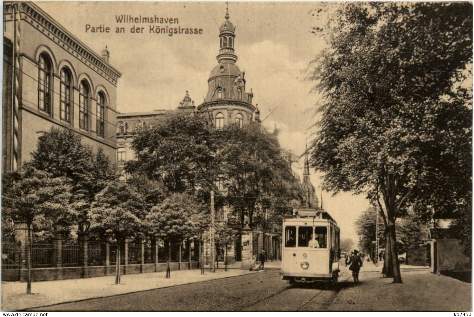 Wilhelmshaven - Königstrasse Mit Strassenbahn - Wilhelmshaven