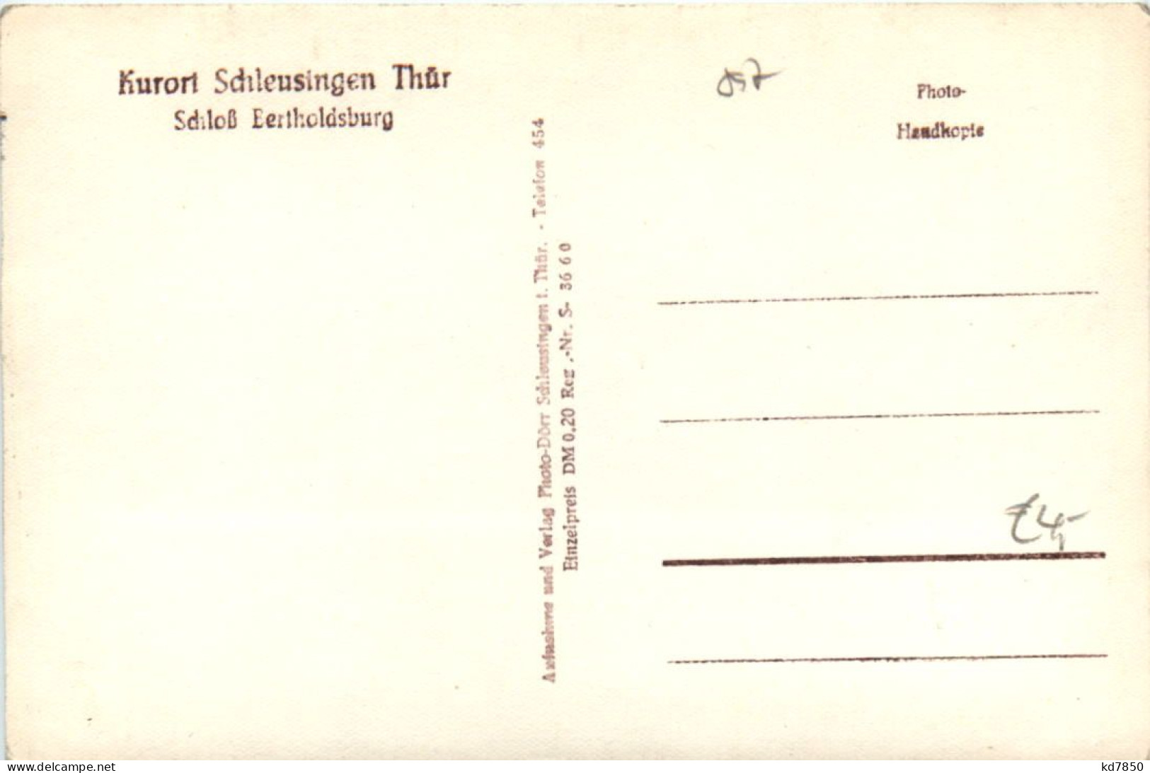 Kurort Schleusingen Thür., Schloss Bertholdsburg - Schleusingen